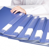 得力5007_100頁資料冊(藍)*12