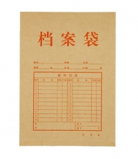 齊心AP-117純木漿牛皮紙檔案袋A4 背寬:30mm 克重:200g 10個裝