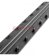 得力3824-10孔裝訂夾條300*3mm*100支