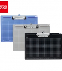 齊心A725實色書寫板夾A4橫藍*10