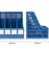 得力9848四聯(lián)文件框(藍(lán)色)