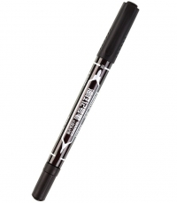 齊心MK804小雙頭記號筆0.5-2mm黑*12