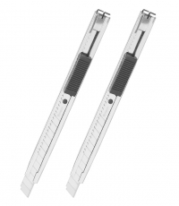 齊心B2806金屬美工刀9mm鎳色*24