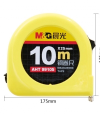 晨光標準10m鋼卷尺AHT99105