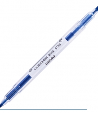 得力S623雙頭熒光筆(藍)*12