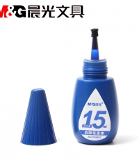 晨光15ml白板筆可加墨墨水AICW9602藍*20