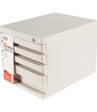 晨光四層帶鎖文件柜ADM95297（灰）