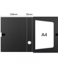 齊心HC-55檔案盒 黑*18
