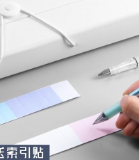 得力5236繩扣式風琴包13格(灰)