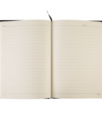 得力3162高級(jí)記事本(黑)-96張-25K