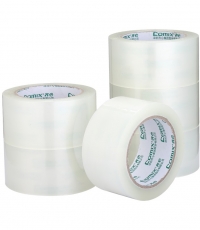 齊心JP5510-6普透封箱膠帶55mm*100y*6