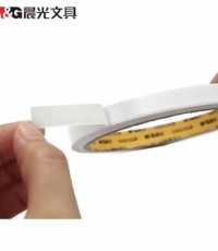 晨光雙面棉紙膠帶18mm*10y（單卷）AJD97350*16