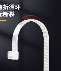 得力DL506142扎帶4x200mm (白)