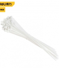 得力DL506241扎帶4x300mm (白)