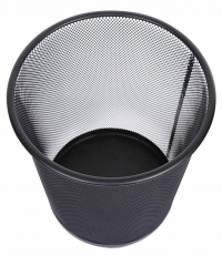 齊心B2006金屬網格圓紙簍φ235*H270mm*6