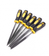 得力DL2161什錦銼6件套(黃)4×160mm