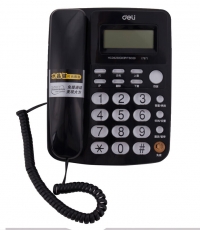 得力787電話機(黑)