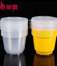 美麗雅HC067479方便餐盒1000ML圓型餐盒（8個入）