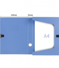 得力5662-35檔案盒-背寬35MM(藍(lán))