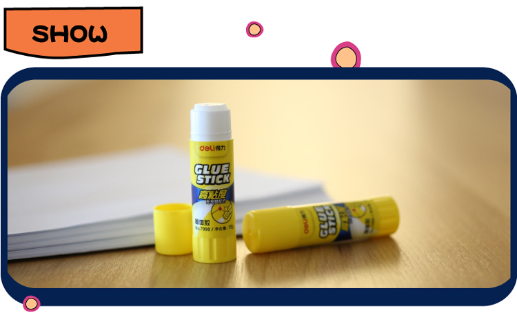 得力7092強力固體膠PVP 21g（黃） 單支