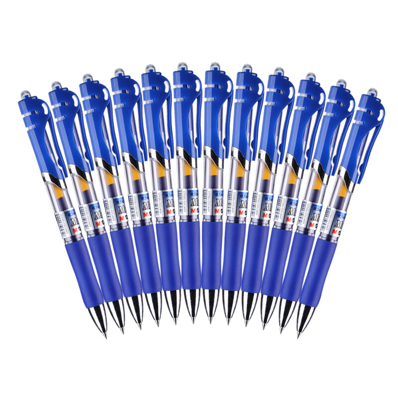 晨光中性筆辦公K35藍0.5mm 12支/盒 整盒